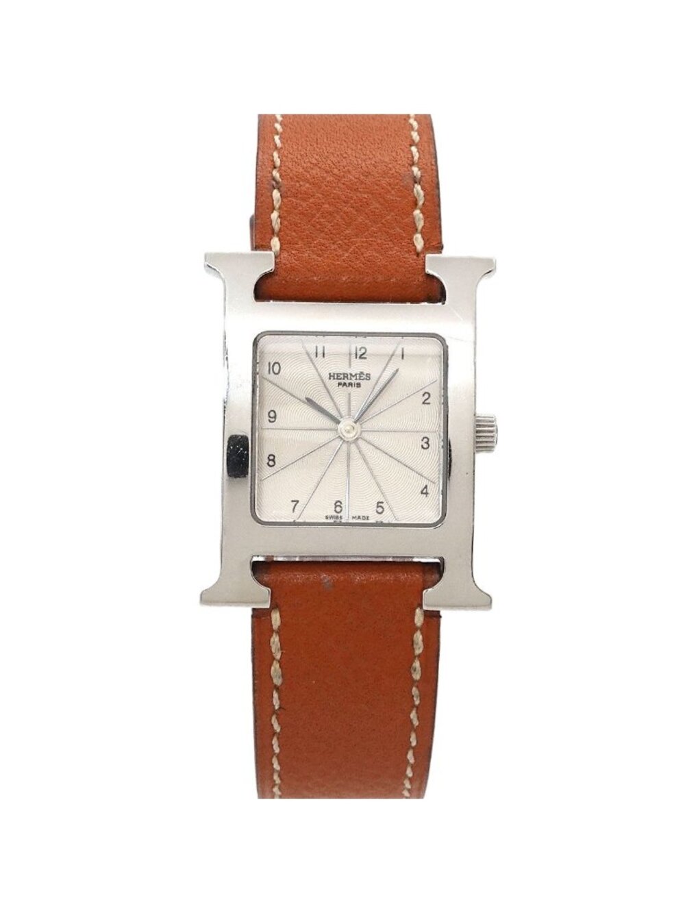 Hermes Watch Silver Quartz